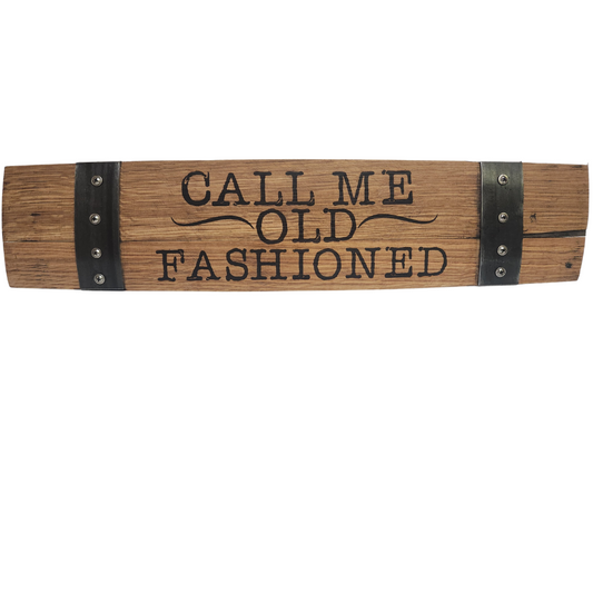 Whiskey Scripts on Stave Sign  24 Inch Long (WhiskeyH24)