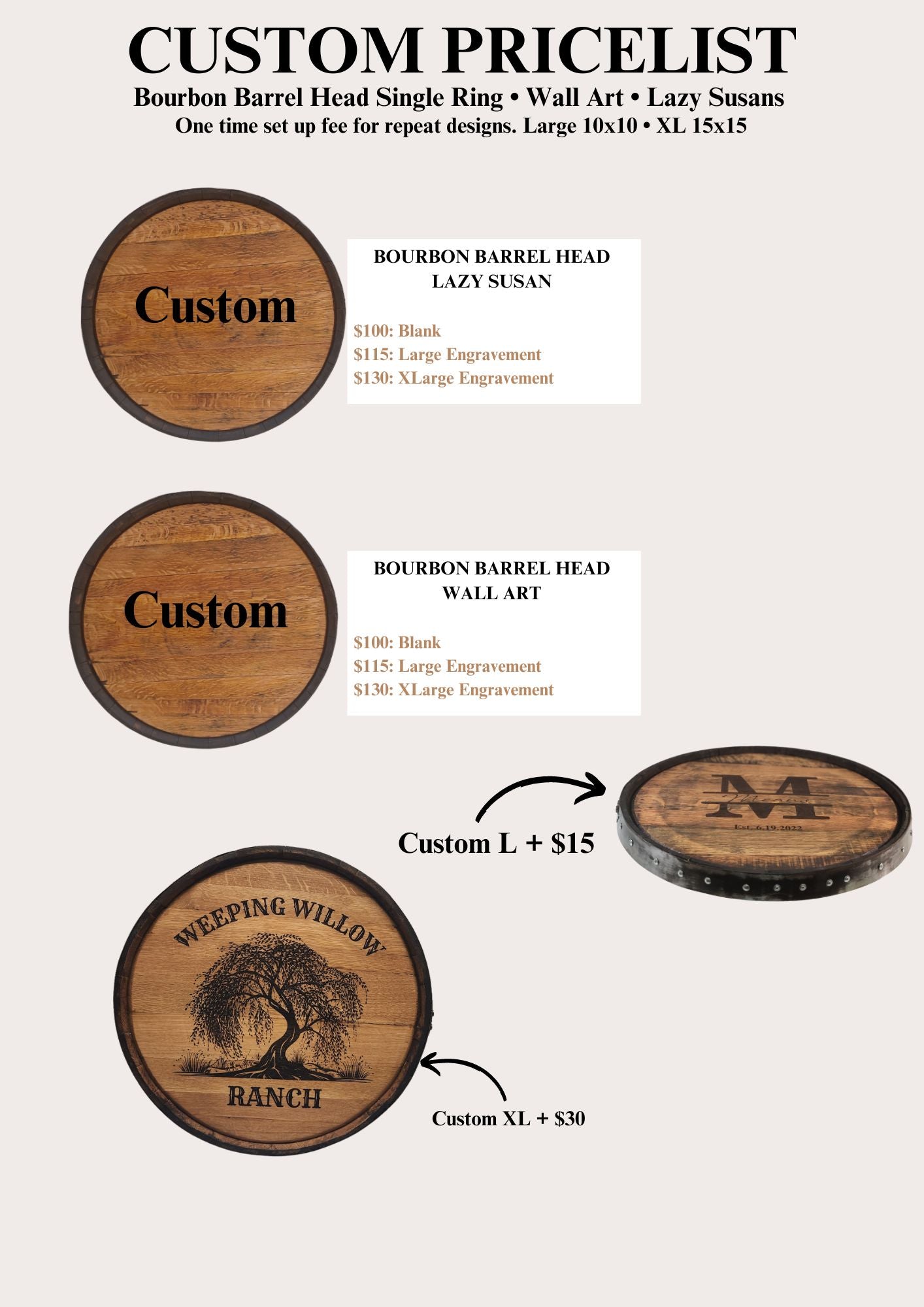 Custom Laser Engraving Set Up Fee - WhiskeyandWineDesign