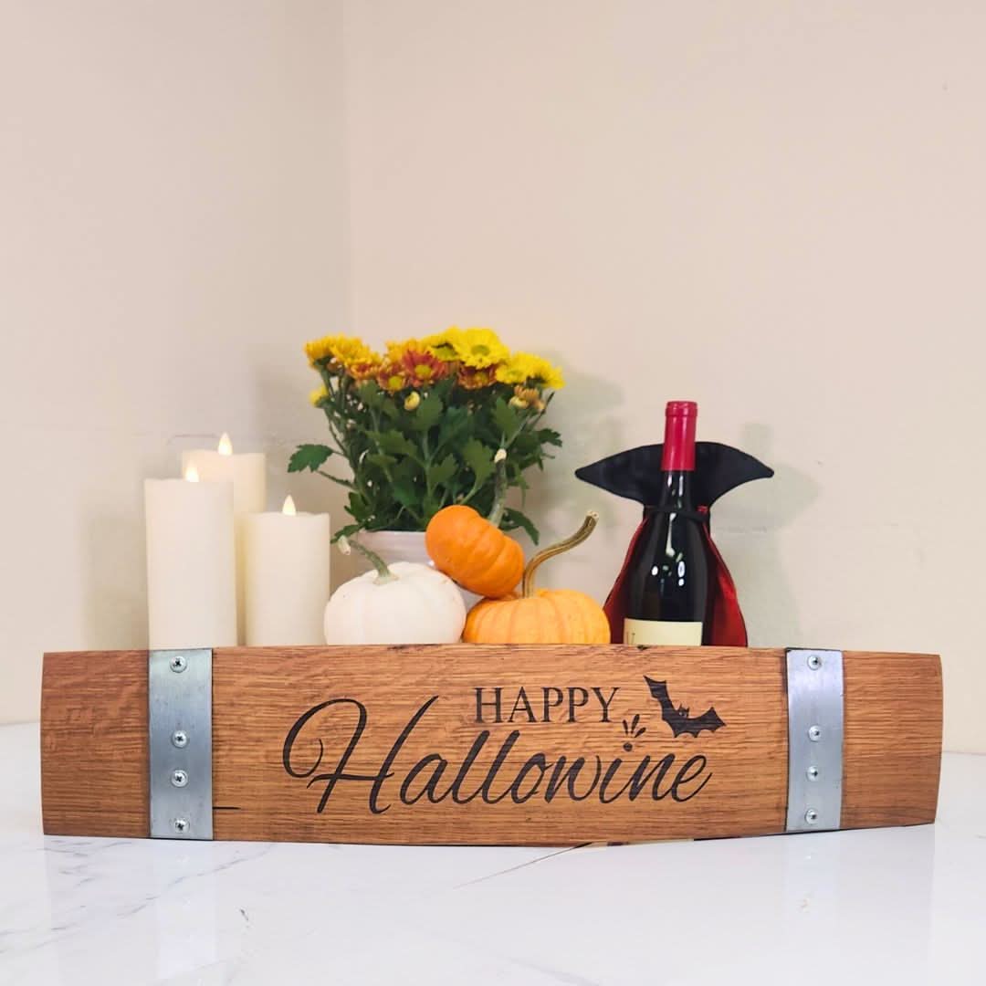 Halloween Barrel Stave Signs - WhiskeyandWineDesign