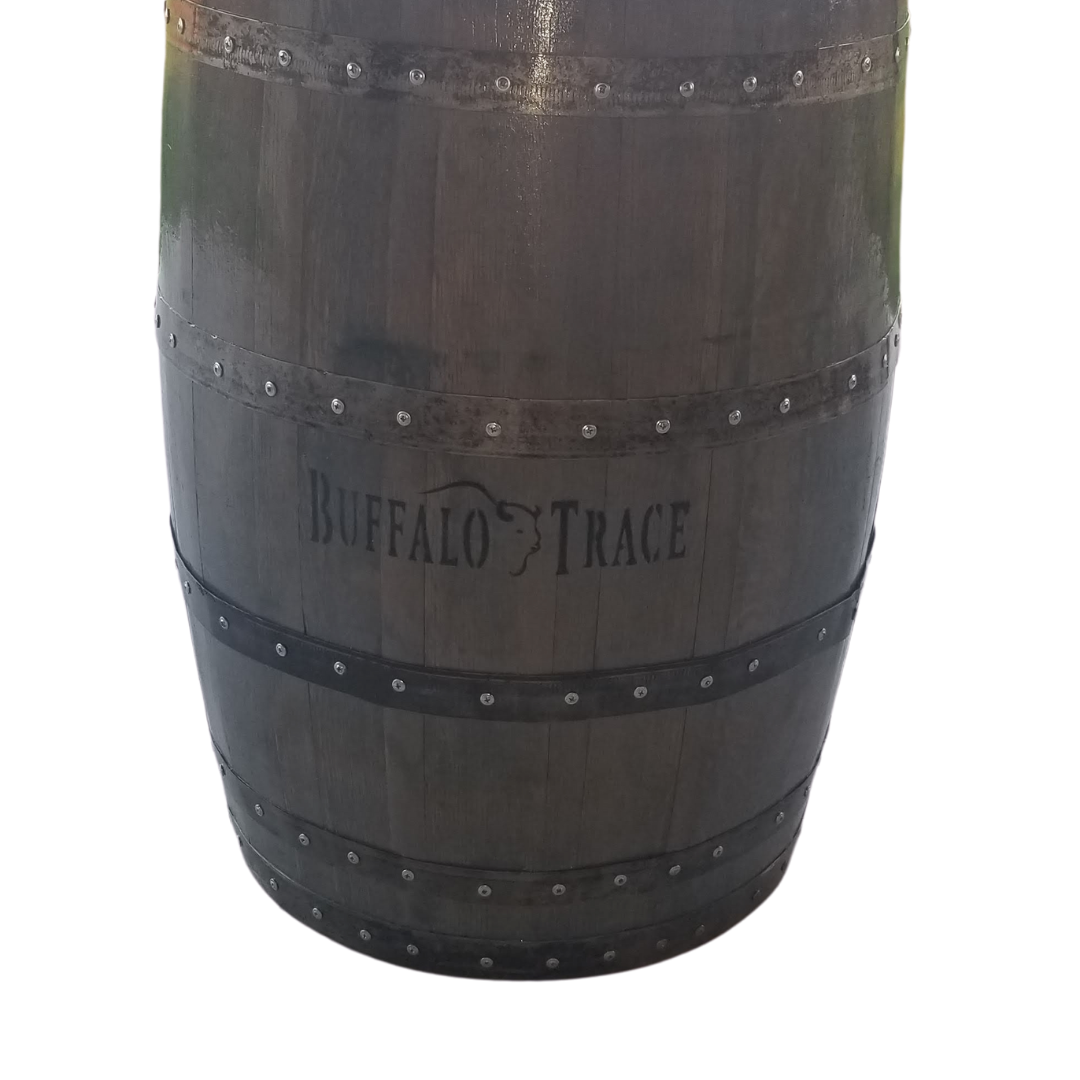 No Door Barrel Cabinet - WhiskeyandWineDesign