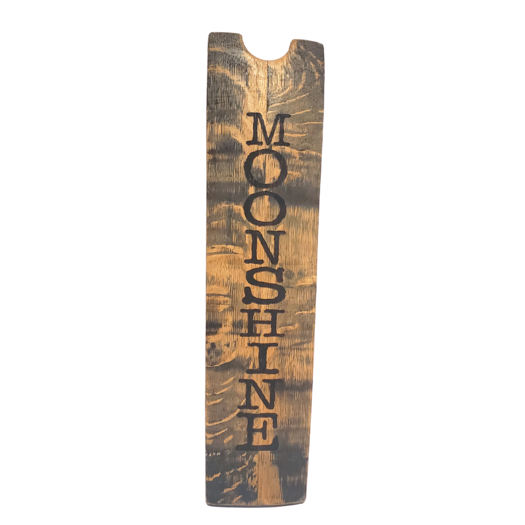 Laser Engraved Sign Made from Repurposed Whiskey or Wine Barrels Hanging Wall Sign - WhiskeyandWineDesign
