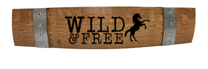 Western Signs with Popular Quotes – Custom Laser Engraved Barrel Stave Sign