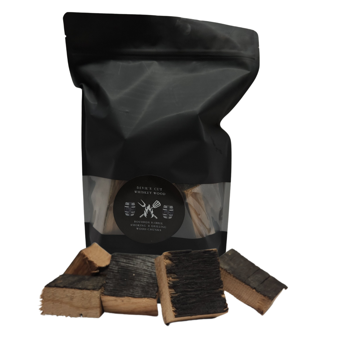 Authentic Bourbon Cask Strength Diablo's Cut Smoking & Grilling CHUNKS - WhiskeyandWineDesign