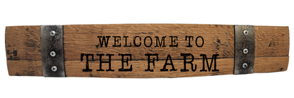 Western Signs with Popular Quotes – Custom Laser Engraved Barrel Stave Sign