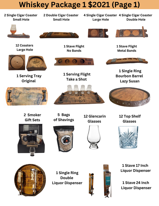 Whiskey Lover's Ultimate Bundle 1: The Perfect Blend of Craftsmanship and Style