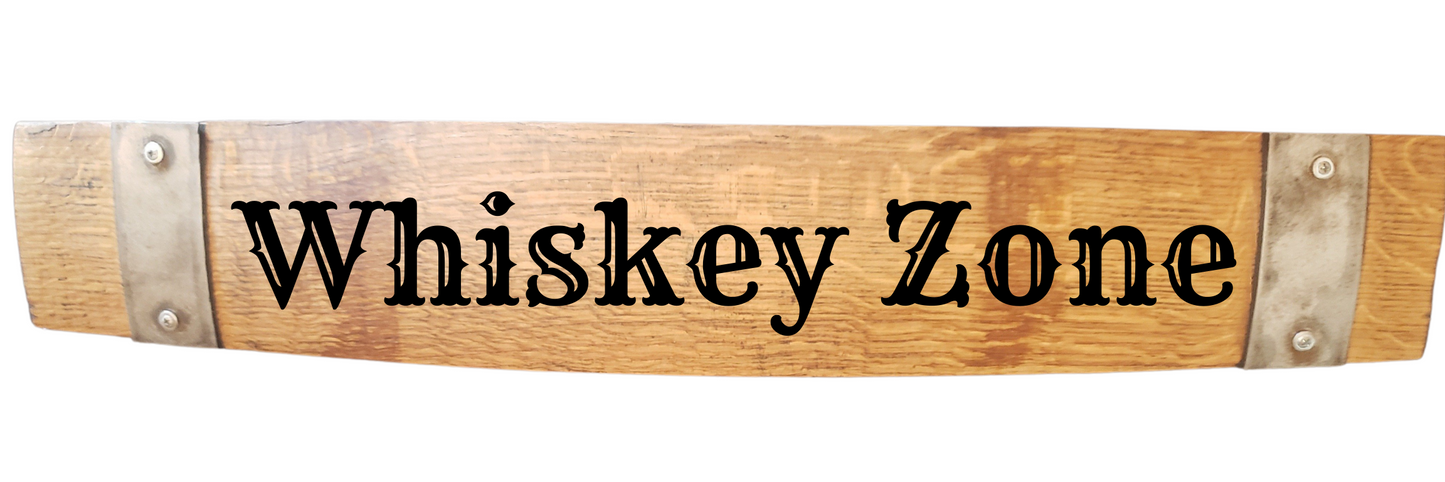 Stave Sign Whiskey Sayings Horizontal 24 Inches XLarge - WhiskeyandWineDesign