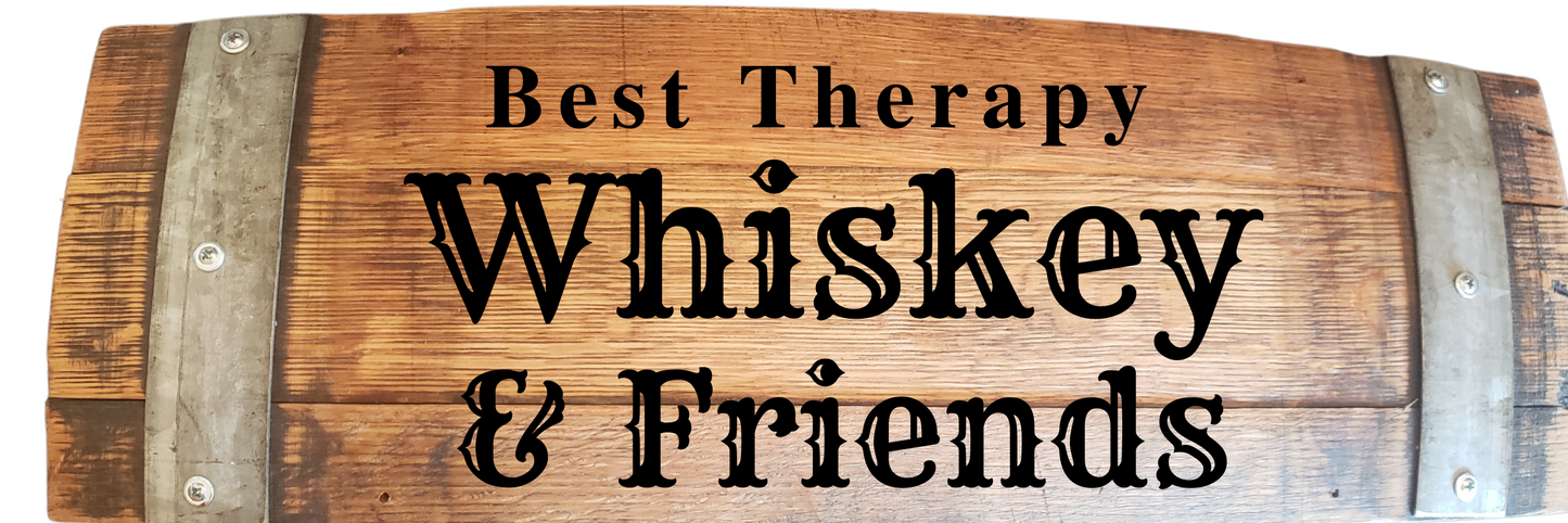 Stave Sign Whiskey Sayings Horizontal 24 Inches XLarge - WhiskeyandWineDesign