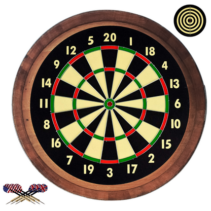 Dartboard Wine Barrel Head 23x3" - WhiskeyandWineDesign