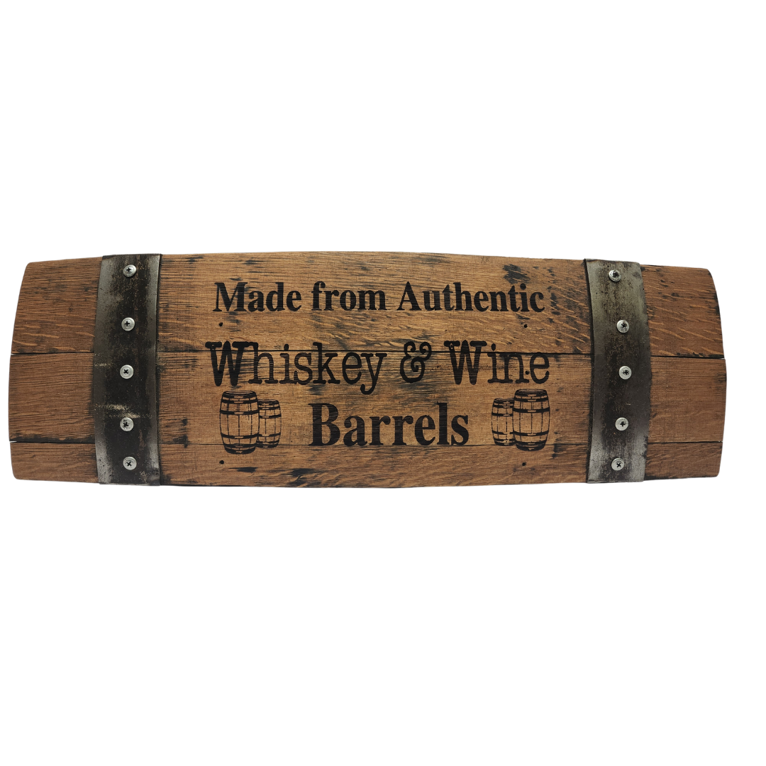 Barrel Sign Post Stave Sign Made with Authentic Barrels Sign-Display – WhiskeyandWineDesign